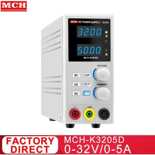 0-60V 0-10A switch DC stabilized power supply with fine adjustment with storage with power display MCH-K series power supply