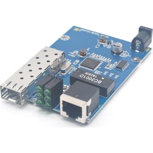 1 Giga SFP and 1 1000Mbps Tx Port Fiber switch Media Converter