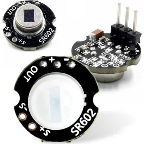 1pcs MH-SR602 MINI Motion Sensor Detector Module SR602 Pyroelectric Infrared PIR Kit Sensory Switch Bracket For Arduino Diy