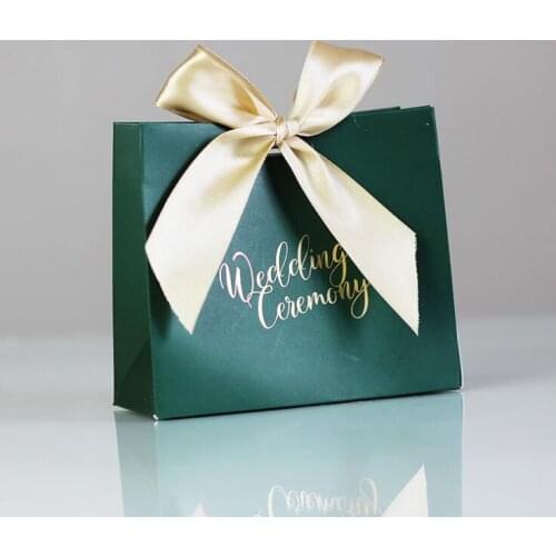 10 pcs ribbon wedding Decoration candy box gift party boxes packaging favor boxes