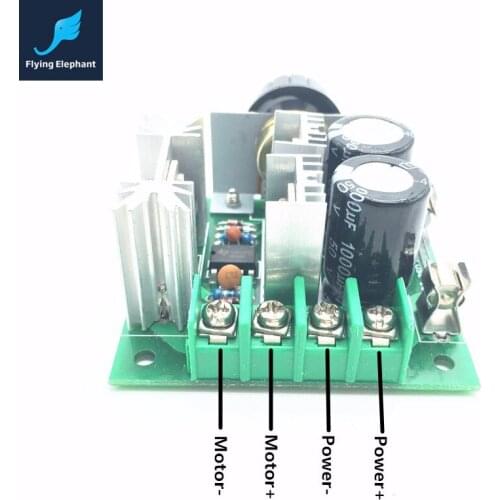10V-40V 10A DC Motor Speed Controller Switch Governor PWM Infinitely Variable Speed Regulator High Efficiency