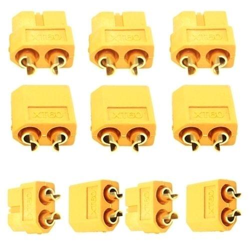 200 pairs High Quality Yellow XT60 XT-60 XT 60 Plug Male Female Connectors