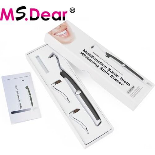 3 in 1 Electric Ultrasonic Tooth Stain Eraser Plaque Remover Dental Teeth Whitening Clean Scaler Grinding Odontologia Vibration
