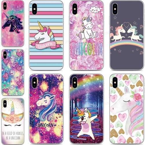 For Samsung Galaxy Note 20 Pro S20 Ultra S11E S11 Plus A01 A11 A21S A31 M31 M11 A90 A41 A51 A71 5G A70 A50 Rainbow Unicorn Case