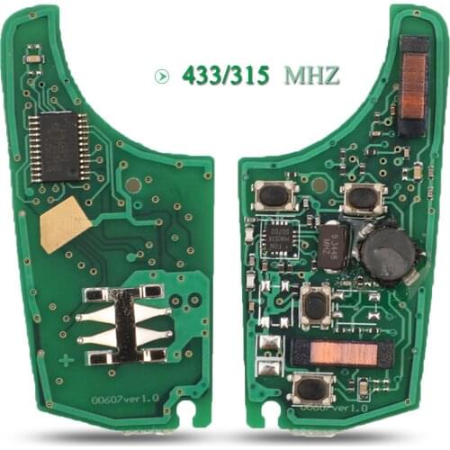 Bilchave Flip Remote Car Key Circuit Board ID46 Chip 315/433Mhz FOB For Chevrolet Cruz Aveo Opel Buick Verano Encore FOB Hitag2