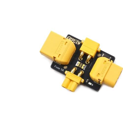 GEPRC Smoke Stopper FPV through machine fuse XT30 XT60 short-circuit protection fuse 1-6S (3-30V)