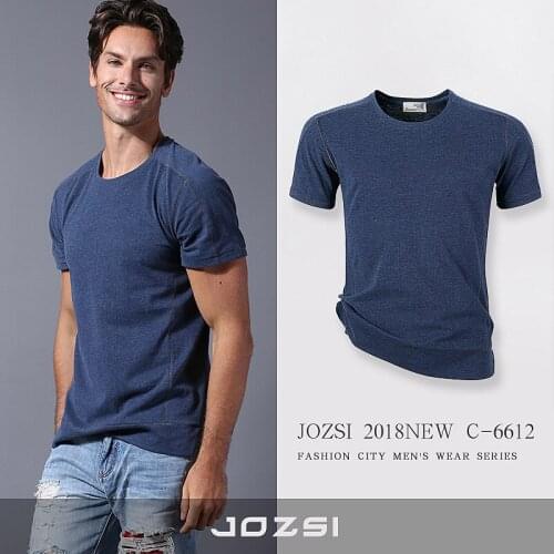 Мужские однотонные футболки JOZSI China At AliExpress