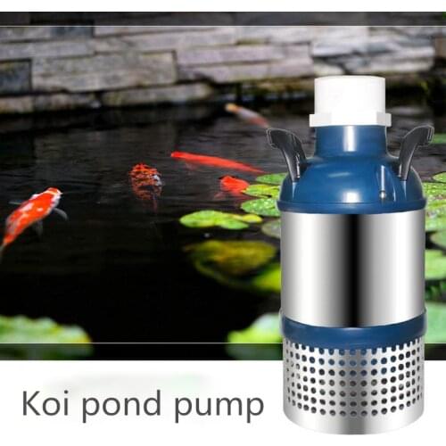 Koi fish pond water pump stainless steel circulating filter pump circulating pump outdoor large flow submersible pump ECO pump