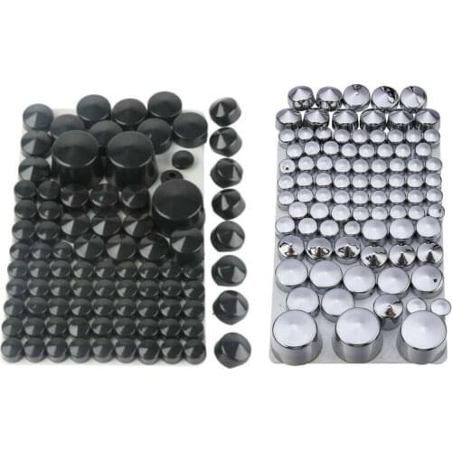 87pcs Motorbike Chrome ABS Bolt Toppers Caps Kit For Harley Davidson Softail Twin Cam 1984-2006 86 89 90 05 01 02