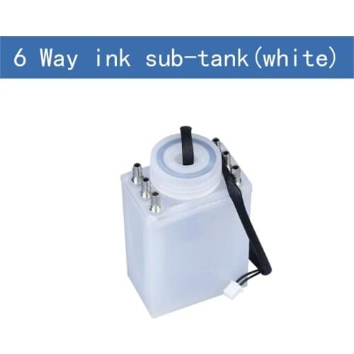 Letop Solvent Printer Spare Parts 6 Holes Ink Sub Tank for SPT510 Konica 512 1024 512i Head