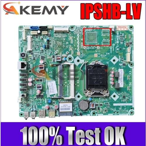 Original For HP Pavilion Touchsmart 21 All in one motherboard IPSHB-LV 729132-002 729132-502 729132-602 MB 100% Tested Fast Ship