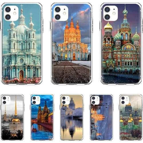 Soft Shell Case st-petersburg-smolny-convent-Russia For Xiaomi poco X3 nfc F2 Pro M3 Mi 5X 6X Max Mix 1 2 2S 3 Mi5 Mi6 Mi3 Mi4