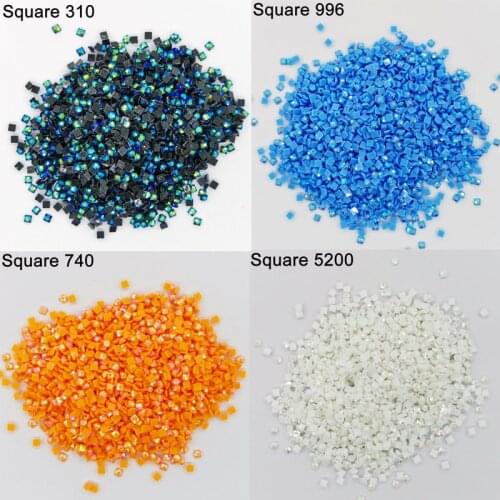 New AB Drills For DIY Diamond Painting Tool Square Drills Diamond Embroidery Sale Rhinestones Colorful Mosaic Stones Gift