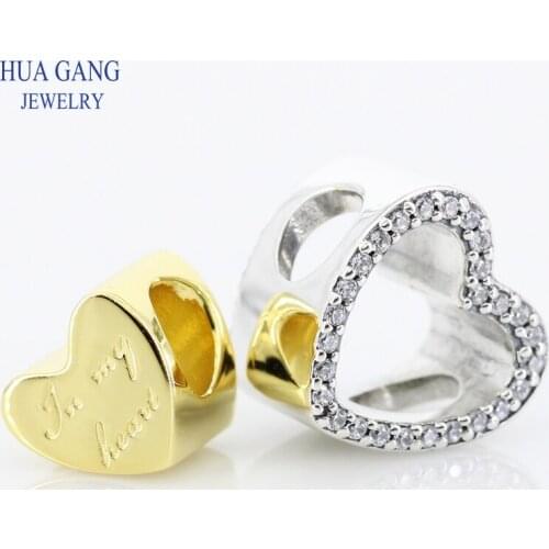 New highest version 100% 925 silver forever my heart stringing fit pandora charms DIY free shipping