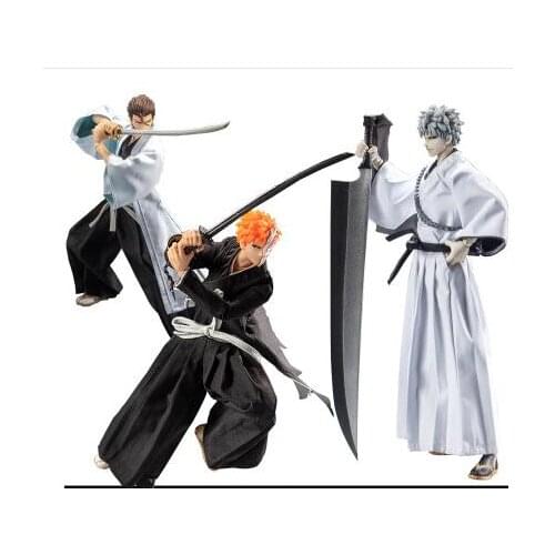 New GT Model Anime Bleach Kurosaki Ichigo PVC Action figure toy Anime Figures Colletible Model Doll Great Gift for Kids