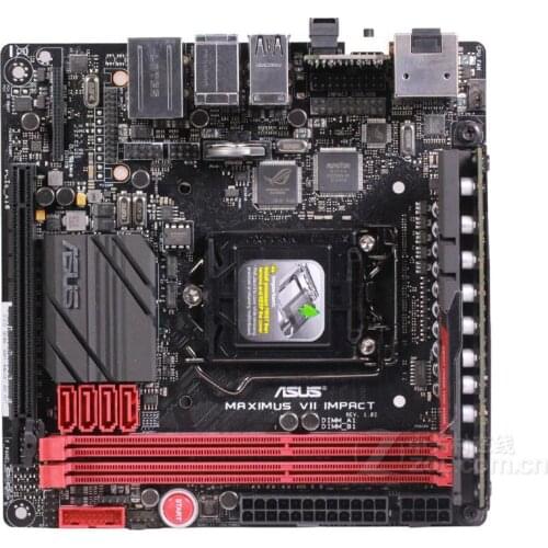 Original motherboard for ASUS MAXIMUS VII IMPACT LGA 1150 DDR3 I3 I5 I7 USB2.0 USB3.0 16GB Desktop motherboard Free shipping