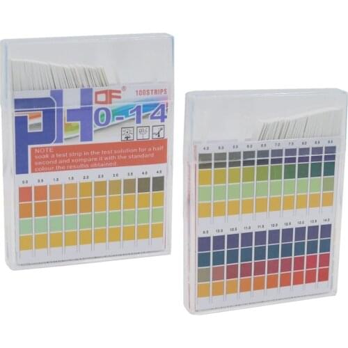 PH 0 -14 Test Paper - Pistha 80 PCS PH 0-14 Test Paper Litmus Strips Tester for Saliva Urine Water Soil Testing 40% off