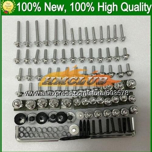 Fairing bolts full screw kit For SUZUKI Katana GSXF750 GSX600F 03 04 05 06 07 2003 2004 2005 06 2007 CL143 Nuts bolt screws Nut