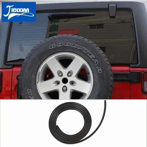 Car Roof Seal Strips Protection for Jeep JK JL JLU Wrangler 2007-2022 Tailgate Door Edge Windshield Car Accessories