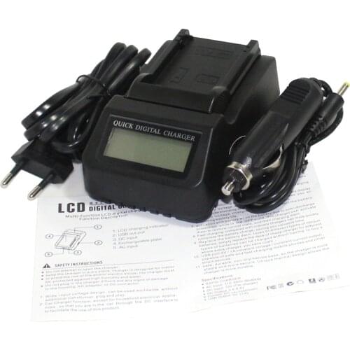 LP-E8 LP E8 Camea Battery LCD Fast Charger For Canon 550D 600D 650D 700D Digital X4 X5 X6i X7i Rebel T2i T3i T4i T5i