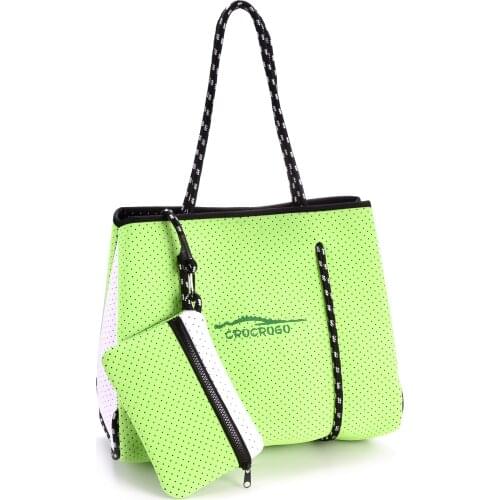 Ladies Diving Fabric Large Tote Shoulder Beach Handbag Small Wallet Composite Bags Yoga Gym Shopper School Travel Casual Purse