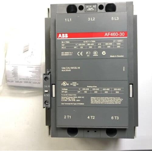 ABB 3-ploe contactors AF series AC/DC operated 1NC+1NO 460A 250kw AF460-30-11-68 AF460-30-11-68 AF460-30-11-70 AF460-30-11-71