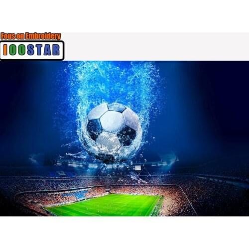 Diamond Mosaic 5D DIY Diamond Painting Cross Stitch pictures Water Football Sport Diamond Embroidery Rhinestones room decor