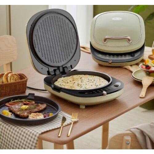 Household multifunctional two-sided heating non-stick deepening removable small electric baking pan J03