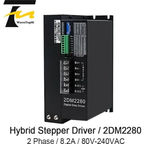 JMC Digital Stepping Motor Driver 2 Phase 2DM2280 3 Phase 3DM2080 80-240VAC 8.2A ADAPTS 220V AC Motor 110 130 Stand