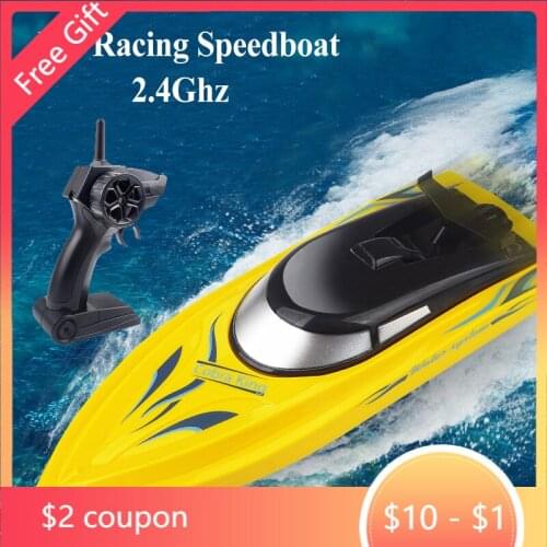 2.4Ghz Electric Remote Control Racing Boat RC Speedboat Waterproof Radio Control Machine Toys For Boys Girls RH701