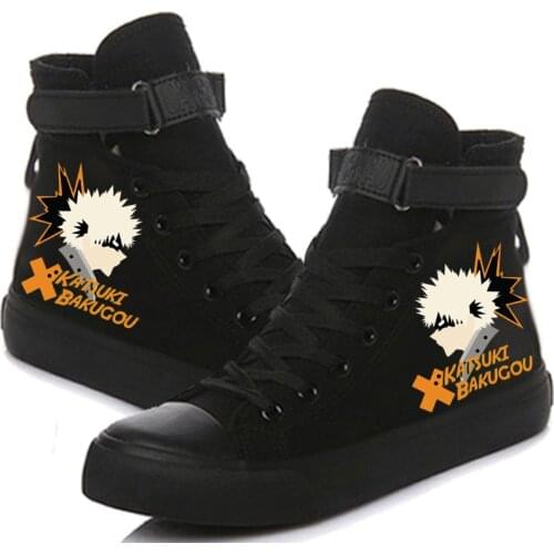 My Hero Academia Printed High Top Canvas Shoes Cozy Sneakers