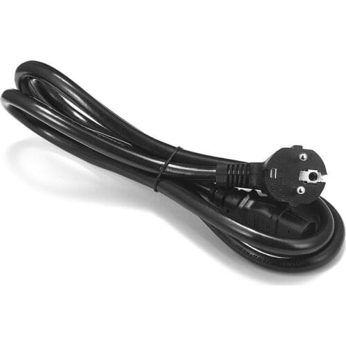 30pcs Projector EU Power Cable 1.2m 2mm Schuko Plug IEC C13 Power Cord For Dell Monitor Speakers Epson Printer DJ Stage Lights