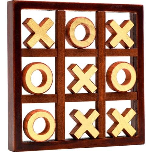 Tic Tac Toe for Kids and Adults Family Games Traditional Classic Board Games Wood Rustic for Family and Kids Games