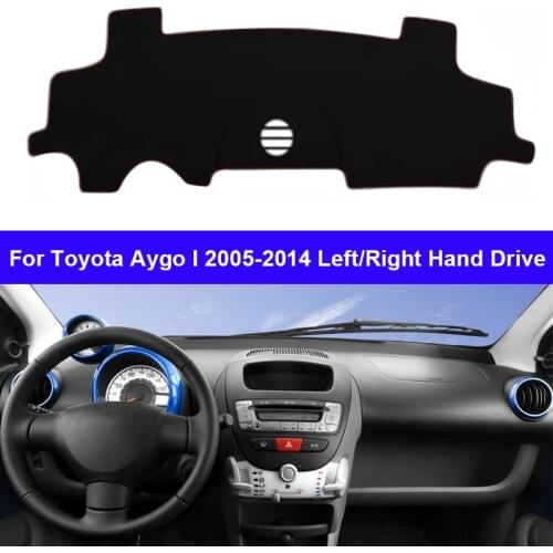 Car Auto Dashboard Cover DashMat Carpet Cape For Toyota Aygo I 2005 - 2014 Protector Rug 2009 Cushion Anti-UV Block Sun Ray