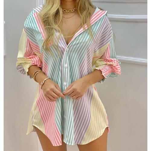 Блузки в полоску KUCLUT China At AliExpress