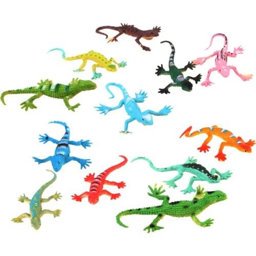 Lot Plastic Jungle Wild Animals Model Figures Bugs Insects Kids Educational Toys