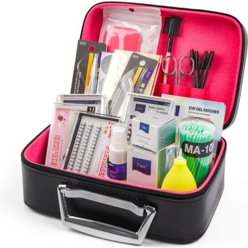 22pcs/Set Eyelash Extension Set Special Grafting Eyelash Set for Beauty Salon No Stimulating Glue Easy Grafting Eyelash Tool