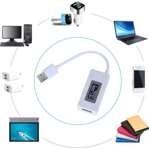 Newest LCD USB Voltage/Amps Power Meter Tester Multimeter Test Speed of Chargers Cables Capacity of Power Banks