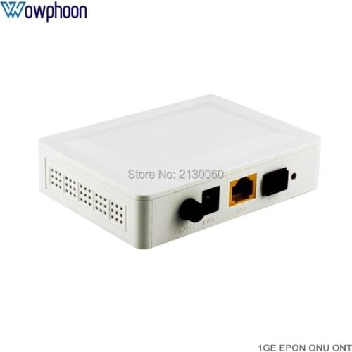 1GE EPON optical interface ONU ONT, 1*10/100/1000M English firmware optical network terminal
