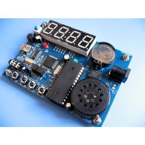ISD1700 Development Board, Learning Board, Minimum System, with Programming, USB Communication, Voice Timekeeping