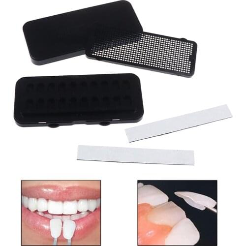 Rectangle All-Ceramic Veneer Processing Box Beautiful Tooth Veneer Box Porcelain Patch Disinfection Box Denture Placement Box