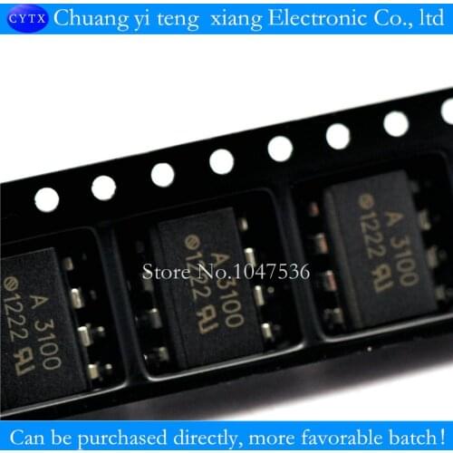 Light coupling A3100 HCPL-3100 patch SOP8 optoisolator photoelectric coupling 10PCS/LOT