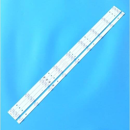 6pcs LED backlight strip for Philips GC43D09-ZC23FG-01 43PFF5021 43PFF5011 T4312M LD43V22S DLED43GC4X9 DLED43GC 4X9 ZC21FA