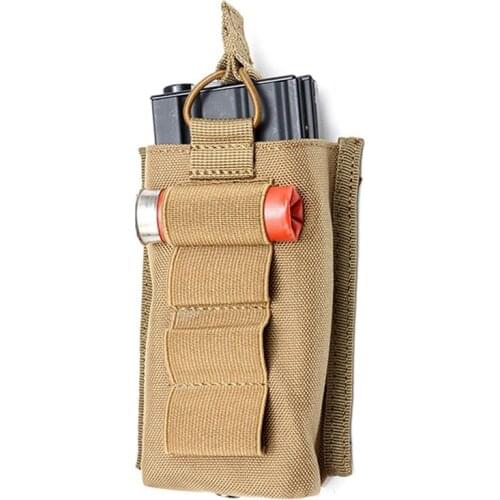 Tactical Molle M4 Single Magazine Pouch 12GA 12 Gauge Shell Holder Hunting Ammo Bullet Carrier Military Airsoft Rifle Mag Bag