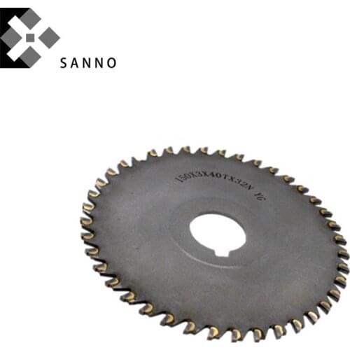 High-dffciency welding saw blade cutter D100 - D200 face and side cutter YG8 alloy saw-tooth milling cutter