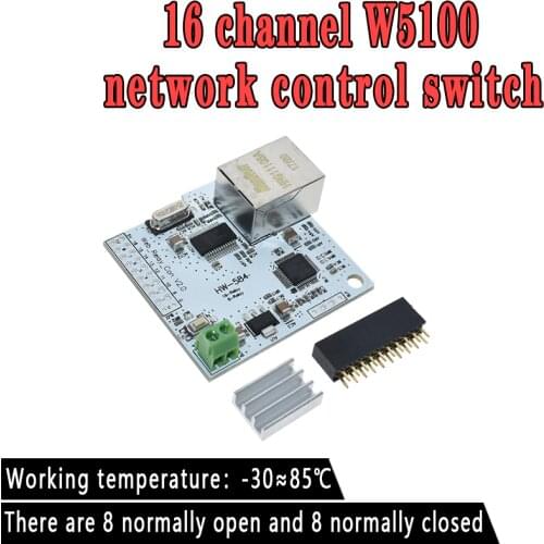 Official 8 Channel ENC28J60 28J60 W5100 RJ45 Network Relay Control Switch 5V Internet P2P WIFI Module Mobile Phone Control