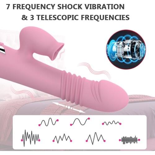 Female Messager Dildo Vibrator Motors Tongue Licking G Spot Clitoris Stimulator Erotic Adult Vaginal Sex Toys for Women