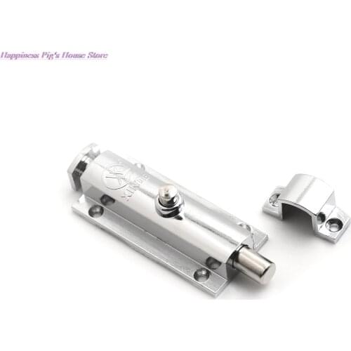 1 x Door Bolt 80x30x13mm Zinc Alloy Button for automatically pop-up Door Security Safety Locks