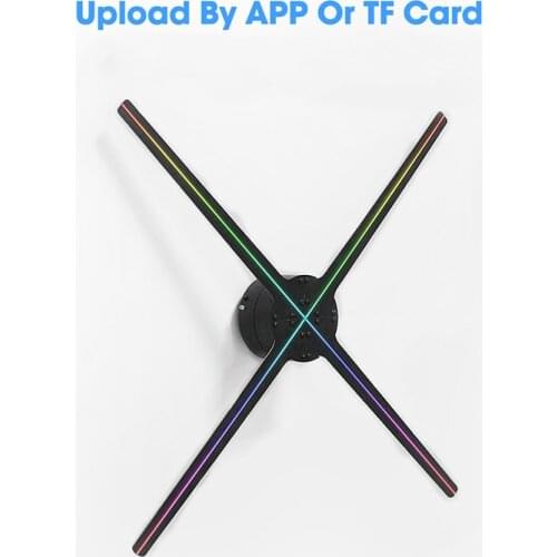 1024*1024 wifi app 85cm 3d hologram led fan advertising display