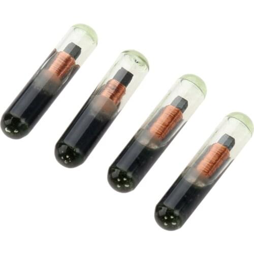 4Pcs Car Key Glass Transponder ID48 ID 48 Chip T6 Crypto Unlocked Chip For VW Volkswagen Passat Audi A3 A4 A6 A8 Seat Skoda